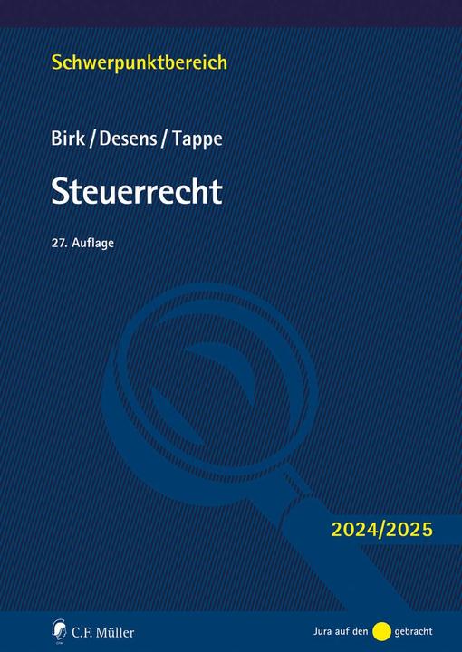 Produktbild Steuerrecht (Deutsch, Henning Tappe, Marc Desens, Dieter Birk, 2024)