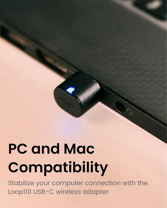 Produktbild Shokz OpenComm2 UC (USB-C) (keine Geräuschunterdrückung, 16 h, Kabellos)