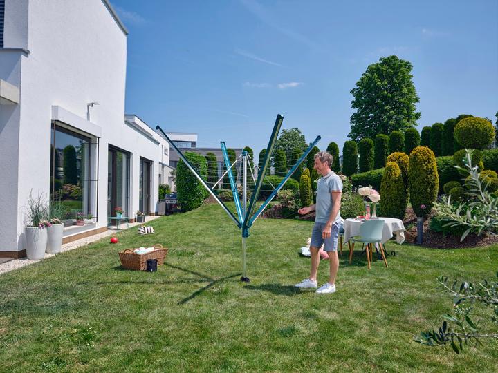 Produktbild Leifheit Wäscheschirm Linomatic 600 Deluxe Cover (60 m)
