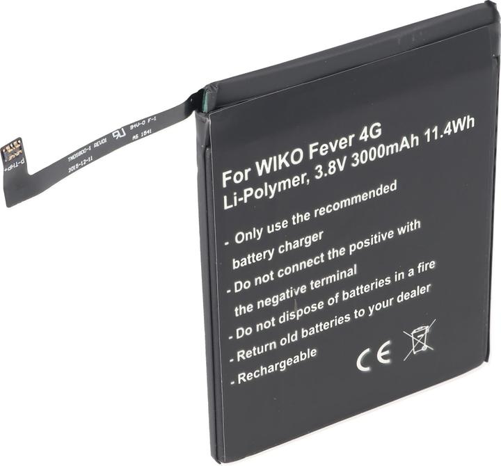 Immagine prodotto Wiko Febbre della batteria, FEVER 4G Batteria TLP15J15