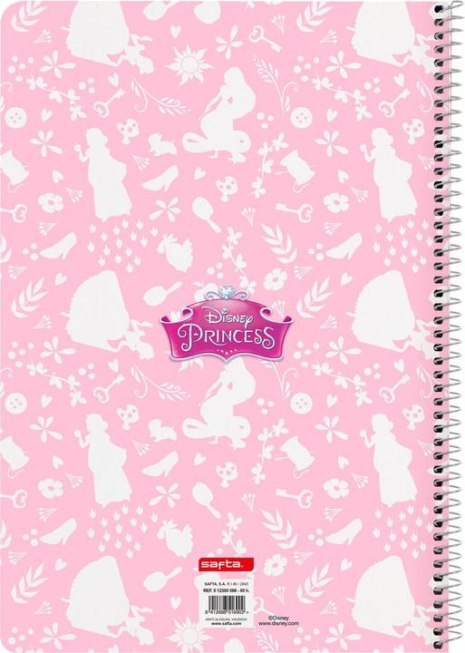 Immagine prodotto Disney Princess Taccuino Principesse Disney Magico Beige Rosa A4 80 pagine (A4, Copertina rigida)