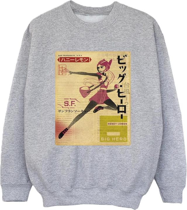 Image du produit Disney - Sweat BIG HERO BAYMAX HONEY LEMON NEWSPAPER - Garçon (128)