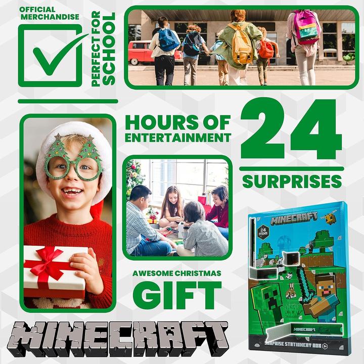 Immagine prodotto Minecraft Scatola di carta da lettere a sorpresa