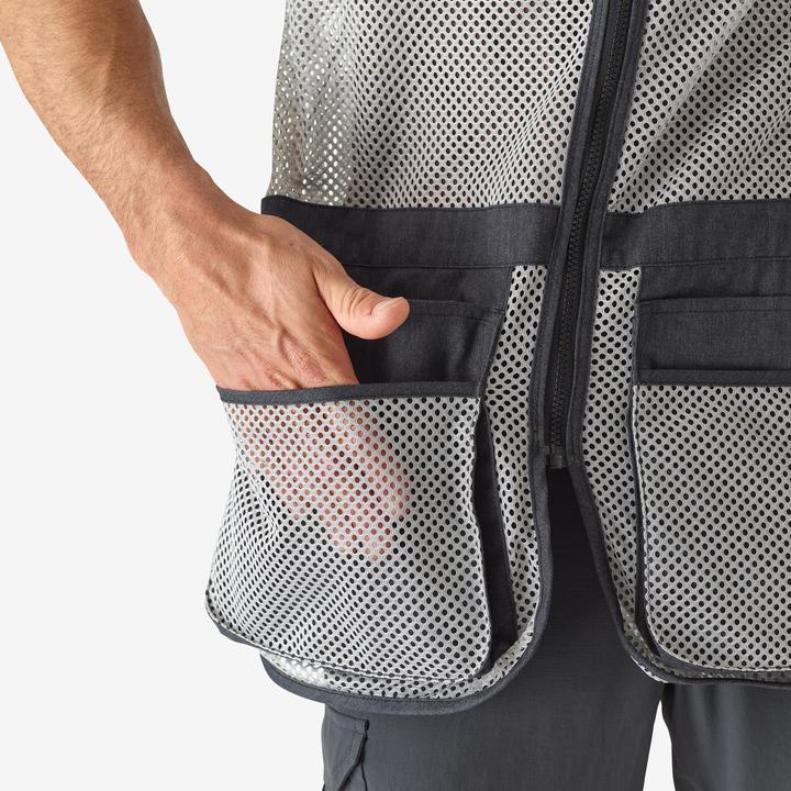 Produktbild Solognac Jagdweste 100 grau/schwarz