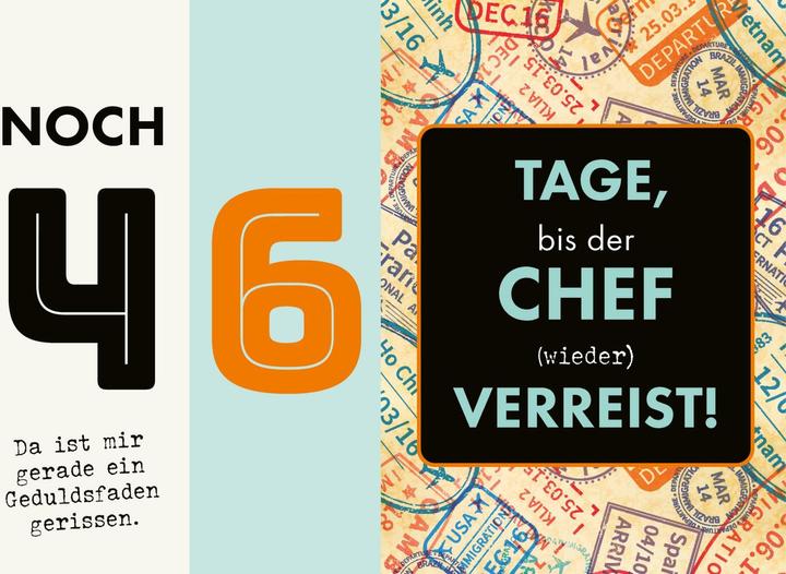 Produktbild Countdown-Kalender für's Büro (Harter Einband, Deutsch)