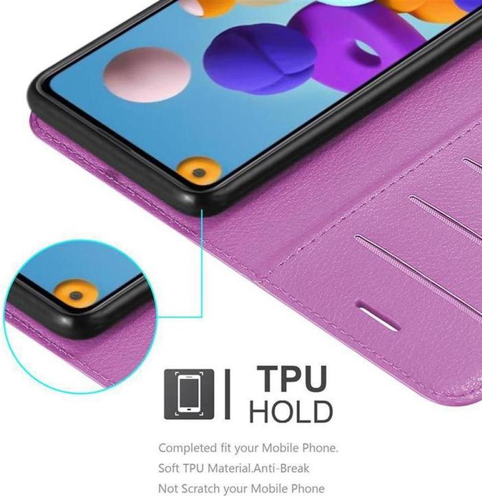 Actual product image Cadorabo Book with stand function cover (Samsung Galaxy A21)