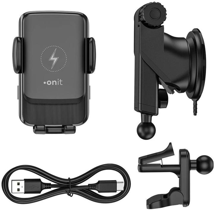 Actual product image Onit Smart mobile phone holder with charging function, attachment