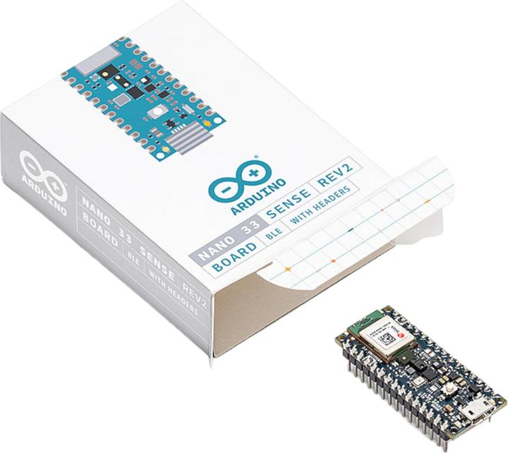 Immagine prodotto Arduino Scheda Nano BLE Sense Rev2 con intestazioni Nano ARM® Cortex®-M4