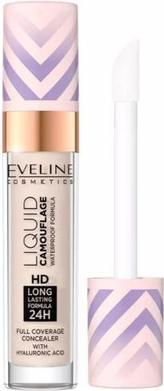 Produktbild Eveline Liquid Camouflage Hd Waterproof Concealer With Hyaluronic Acid 01 Light Porcelain 7.5Ml