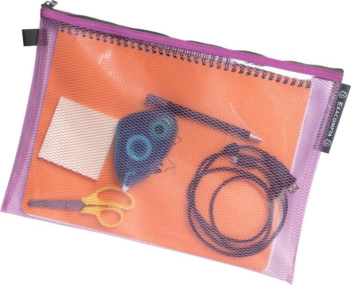Immagine prodotto Exacompta Transparente Tasche/Etui mit Reissverschluss, flexibles Recycling-PP, Kollektion Pop'N Co