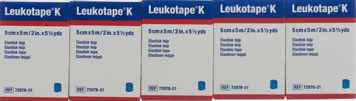 Produktbild BSN Leukotape® K 5 x 5 m 5 Stk blau (5 m)
