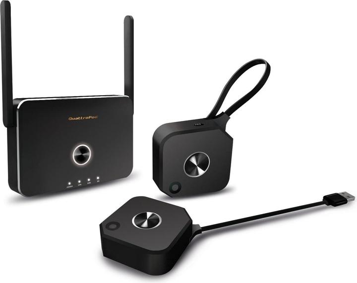 EZCast Pro Quattropod mini Standard 2x Zender 1x Ontvanger - (2x T02, 1 x R01) Kabelloses (30 m)