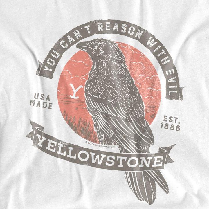 Immagine prodotto Yellowstone Evil Maglietta Uccello Adulto Unisex (XXL)