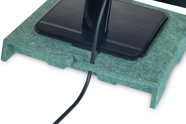 Produktbild Bakker Elkhuizen Monitorständer Q-Riser 50 Circular (Tisch, 30")