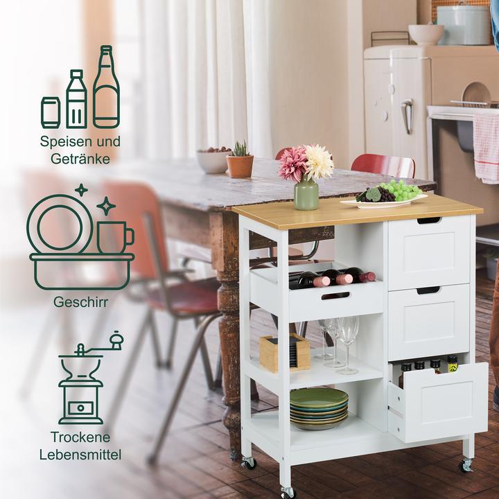 Image du produit Relaxdays Küchenwagen