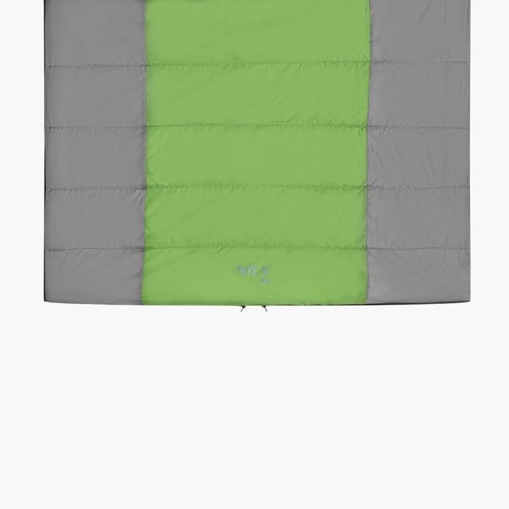 Actual product image Nils Camp NC2011 GREY-Žalias DOUBLE SLEEVE BAG (190 cm)