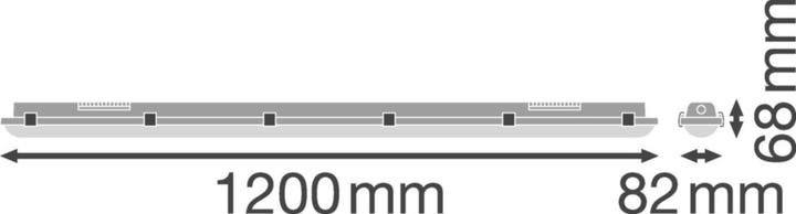 Image du produit Ledvance Feuchtraumleuchte DP120032W865IP65GY (4400 lm)