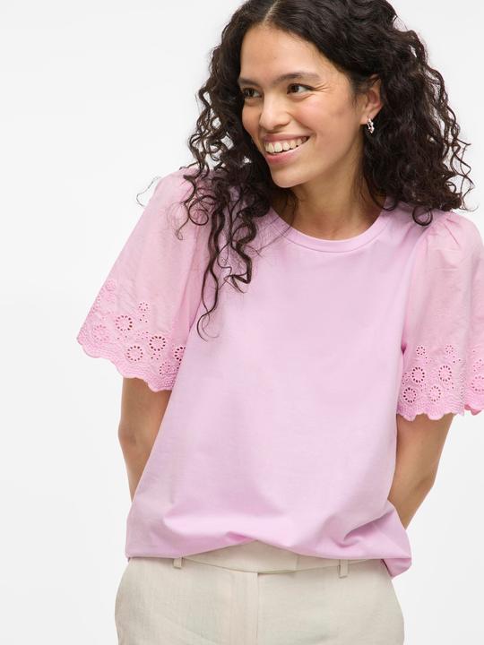 Actual product image Vila VICELIANA Rundhals Oberteil mit kurzen Ärmeln (L)