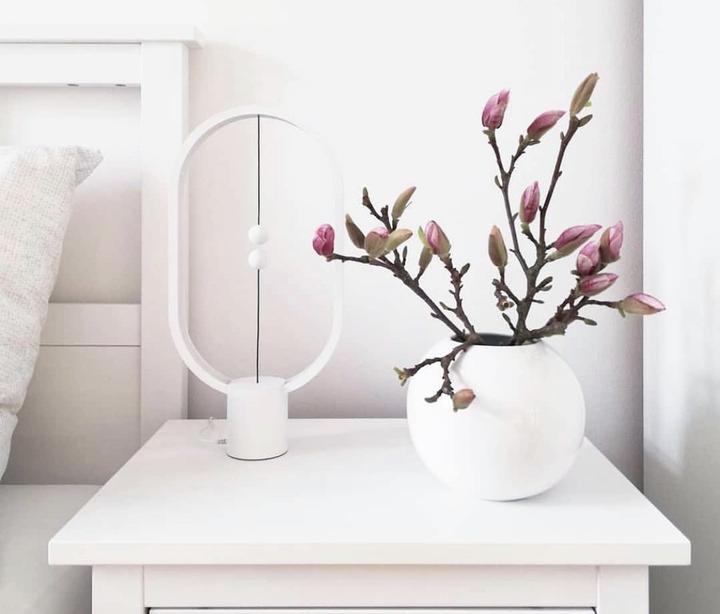 Image du produit Allocacoc Lampe de table Ellipse Heng Balance, blanc (300 lm)