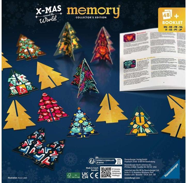 Produktbild Ravensburger 22350 Collector's memory® Weihnachten - Das weltbekannte Gedächtnisspiel mit (Multilingual, Englisch, Deutsch, Italienisch, Französisch, Portugiesisch, Spanisch, Isländisch, Japanisch)