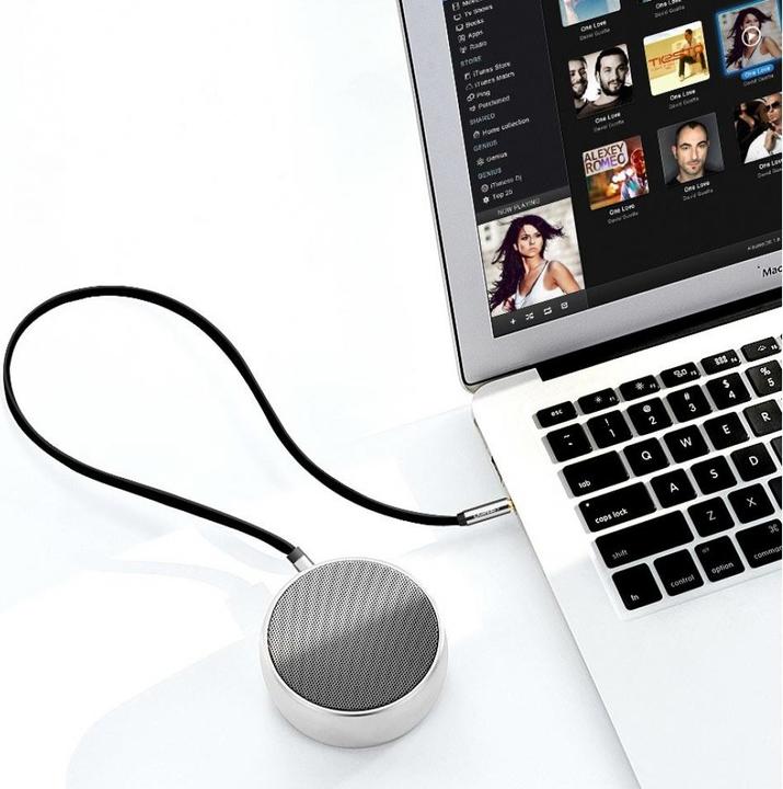 Immagine prodotto Ugreen Cuffie AUX audio a banda piatta angolate (3 m, Connettore da 3,5 mm (AUX))
