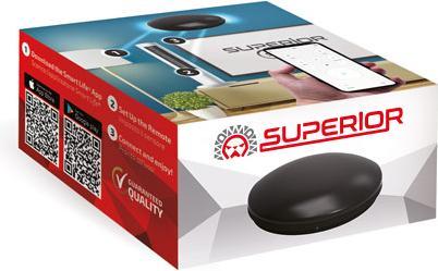 Image du produit Superior Telecomando Universale Smart Ir Da Smartphone Alexa Google (Télécommande universelle, Infrarouge)
