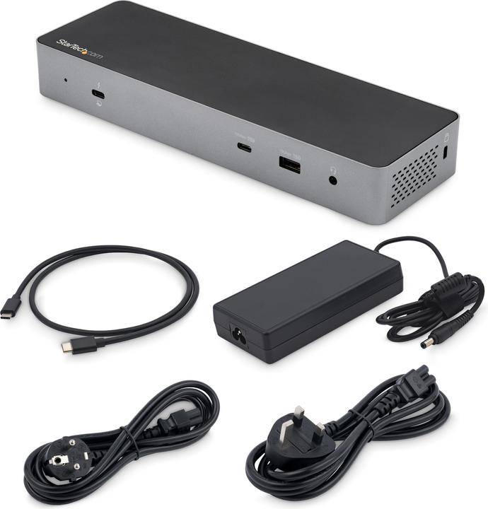 Produktbild StarTech Thunderbolt 3 Dock w/USB-C Host Compatibility (Thunderbolt, 2 Ports)