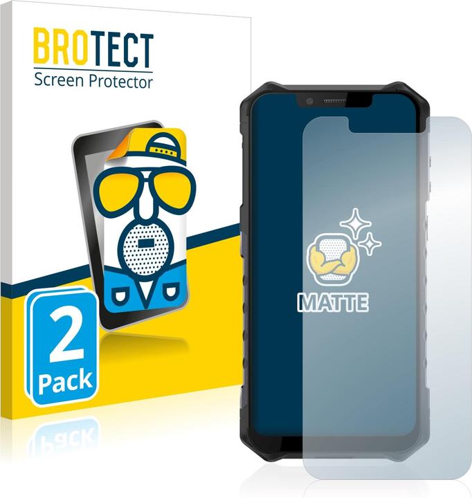 Productafbeelding BROTECT Antireflecterende schermbeschermer mat (2 Stuk, Ulefone Armor 6E)