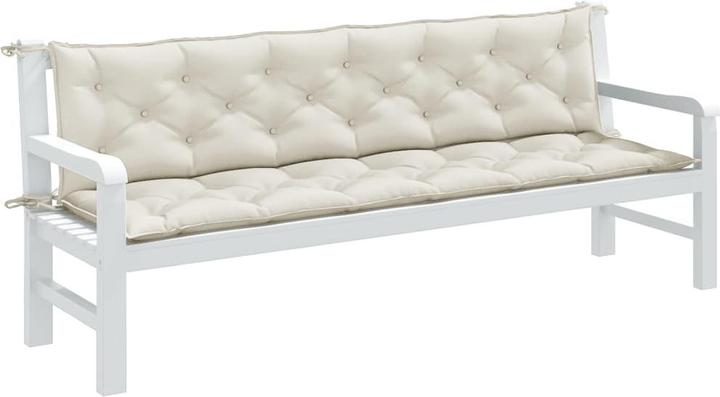 Immagine prodotto VidaXL Cuscini per panca da giardino 2 pezzi in tessuto (200 x 50 x 7 cm)