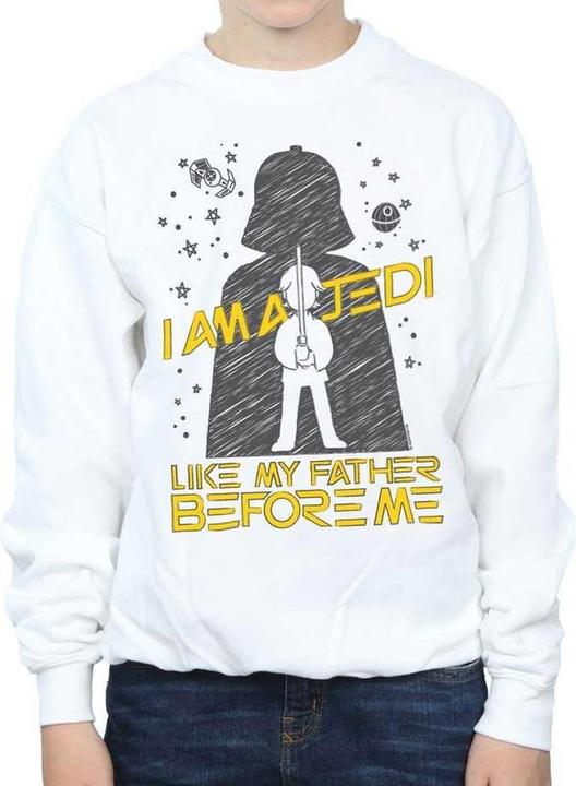 Star Wars Jedi Like My Father Sweatshirt Jungen