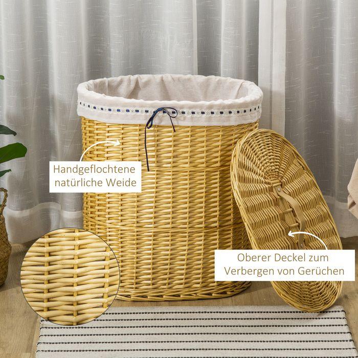 Actual product image Swisshandel24 Laundry basket with lid (100 l)