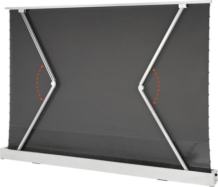 Produktbild Celexon CLR HomeCinema UST elektrische Boden-Leinwand 110 243x137cm weiss (16:9)