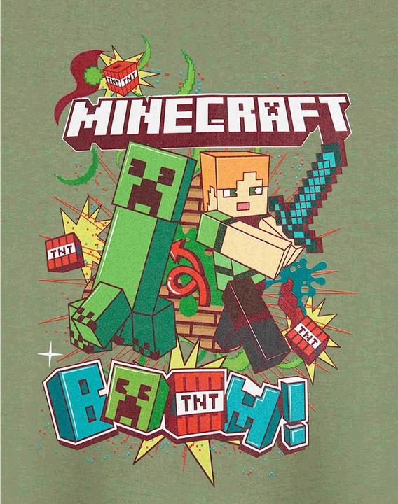 Immagine prodotto Minecraft Boom Maglietta Maniche Corte Ragazzi (140)