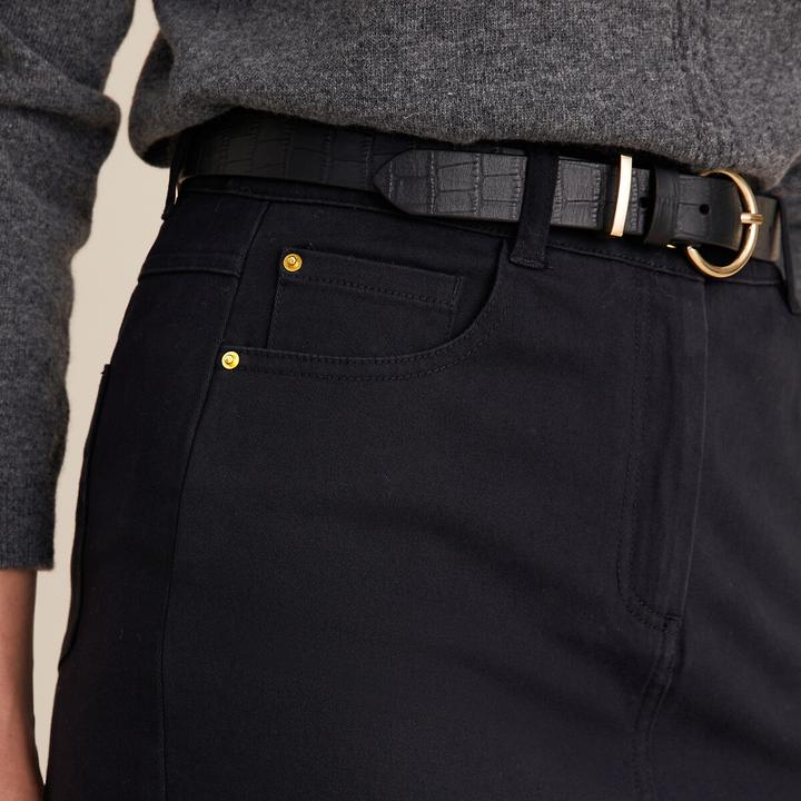 Produktbild Anne Weyburn Gerader Rock aus Baumwollstretch (40)