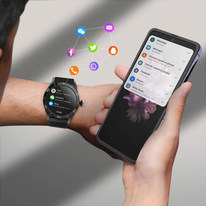 Image du produit Forever Montre intelligente ICON v2 AW-110 noir (44 mm)