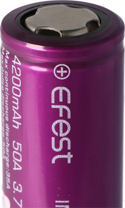 Image du produit Efest Batterie rechargeable Purple IMR26650 (High Drain) (1 pcs, 26650, 4200 mAh)