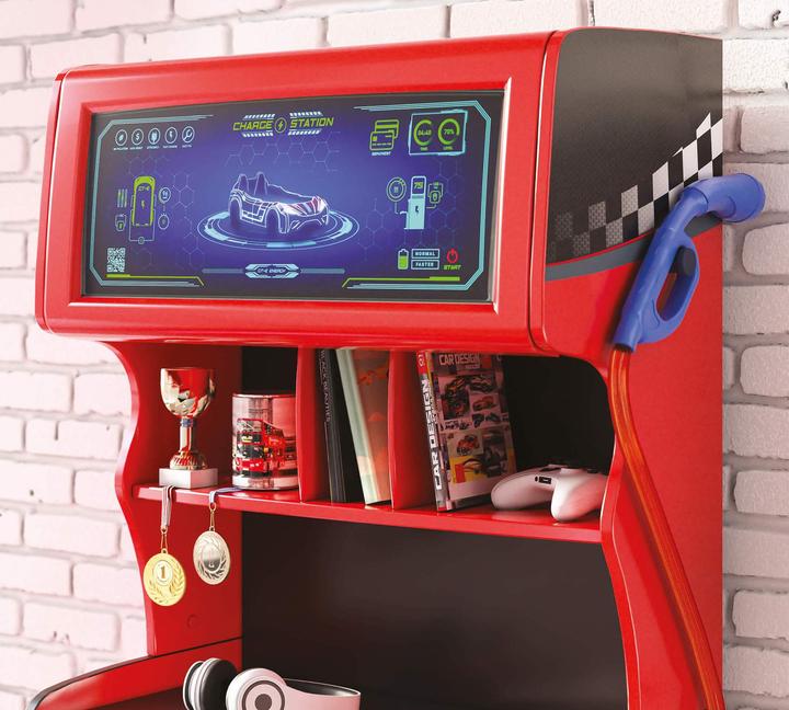Actual product image Cilek Champion Racer gas station chest of drawers (79 x 42 x 155 cm)