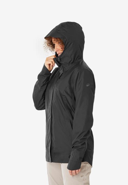 Produktbild Quechua Wanderjacke Damen wasserdicht - NH500 schwarz (3XL)