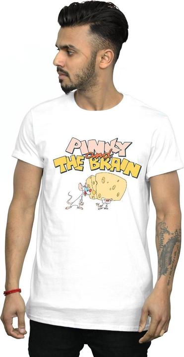 Image du produit Universal Textiles - T-shirt PINKY AND THE BRAIN CHEESE HEAD - Homme (XL)