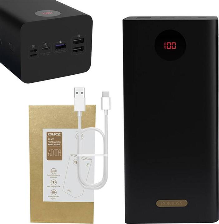 Actual product image Romoss PEA60 (60000 mAh, 22.50 W)
