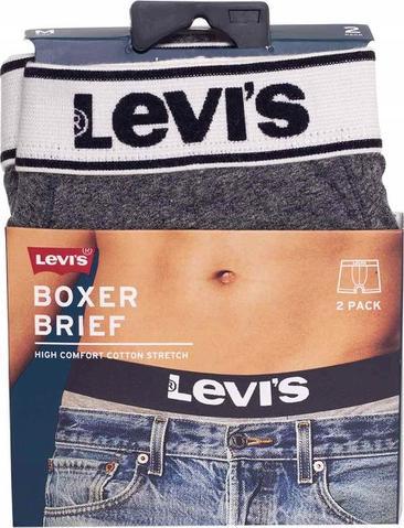 Actual product image Levis Boxer 2 pairs of panties 37149-0398 gray M (56, 57, 58)
