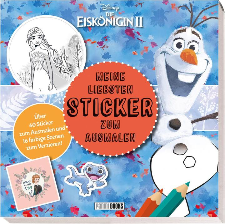 Immagine prodotto Panini Disney Frozen 2: i miei adesivi preferiti da colorare
