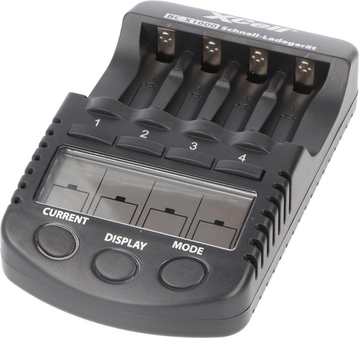 Actual product image XCell Quick Charger BC-X1000 Digital LCD (2 pcs., AA, AAA, Chargers without battery)