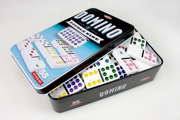 Image du produit Tactic Domino Double 9, âge préscolaire, garçon/fille, 5 an(s), 99 an(s), 47 mm, 115 mm