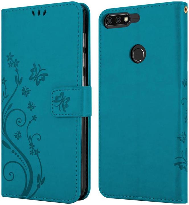Image du produit Cadorabo Couverture du livre de fleurs (Huawei Y7 (2018))