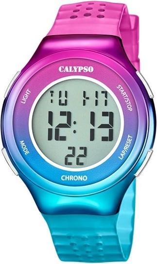 Calypso UHR COLOR SPLASH K5841/1 SCHWARZES GUMMIBAND, UNISEX (Analoguhr)