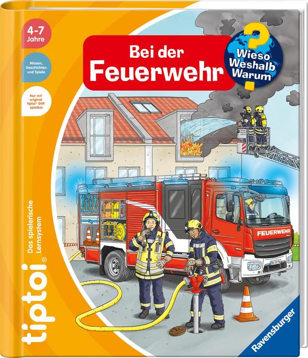 tiptoi Bei der Feuerwehr (Deutsch, Daniela Flucht, Niklas Böwer, 2022)