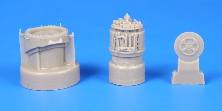 Actual product image CMK Mirage F.1-1/72 Cyrano IV Radar w.Uncove Uncovered Scanner Dish