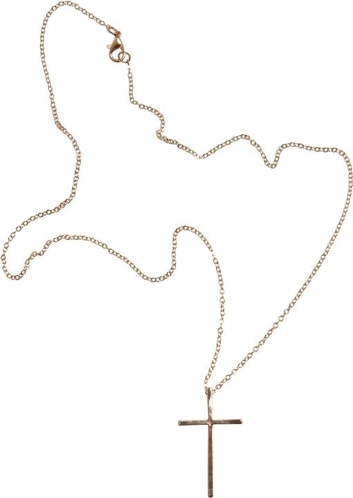 Actual product image Urban Classics Big Basic Cross Necklace - 14863 (60% zinc, 40% iron)
