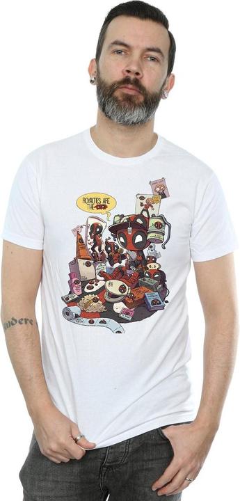 Actual product image Mens Deadpool Merchandise Royalties T-Shirt (XXL)